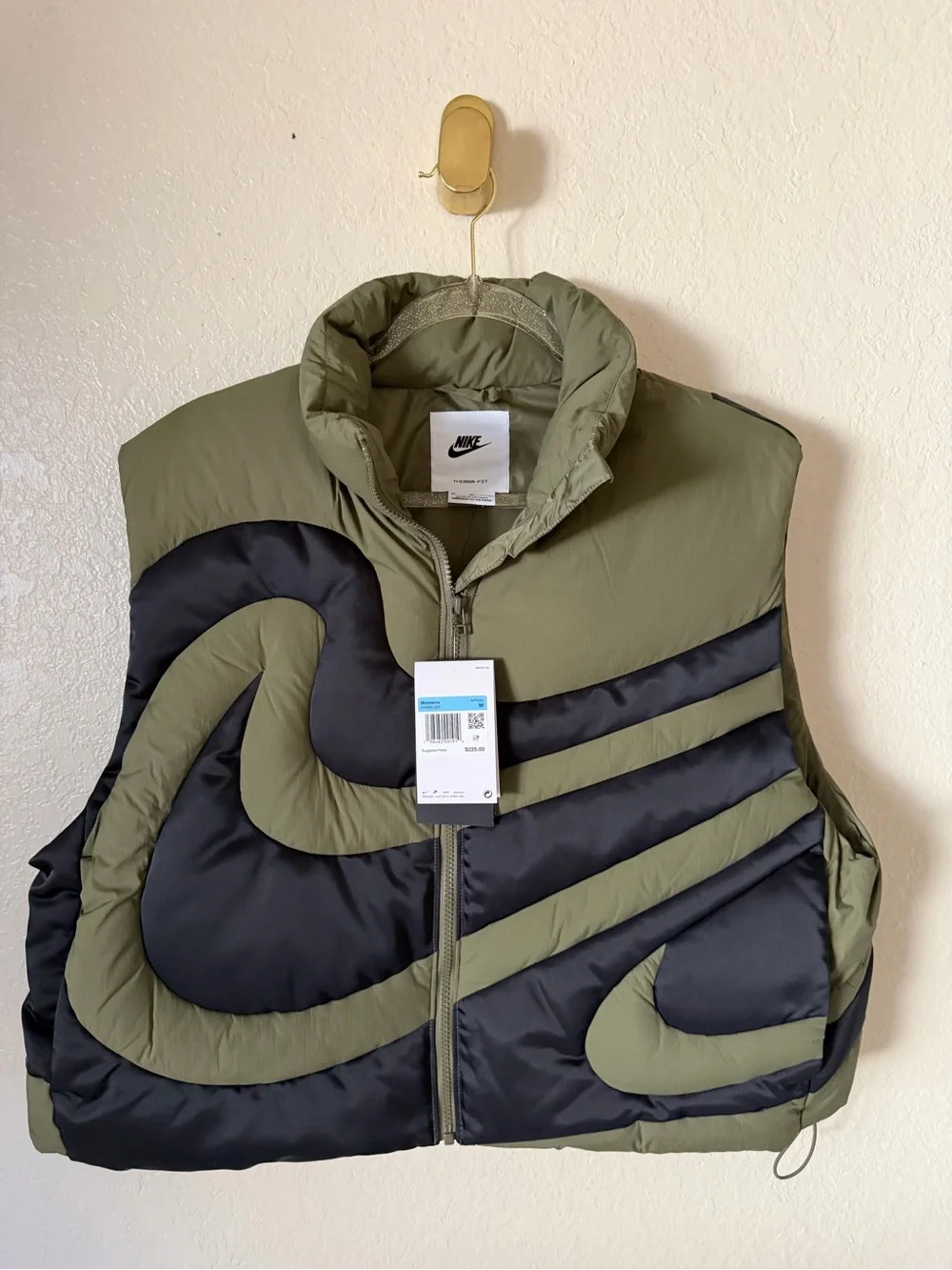 New Nike Sportswear Swoosh Series Oversized Down Vest size M